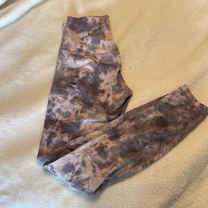 Purple Tie Dye lululemon Align Leggings